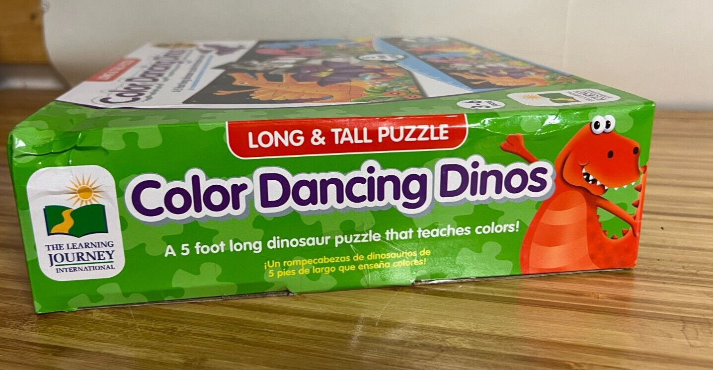 5 ft. 50 PC Dino Puzzle + 2 – 24 pc Wooden Puzzle by Melissa & Doug +