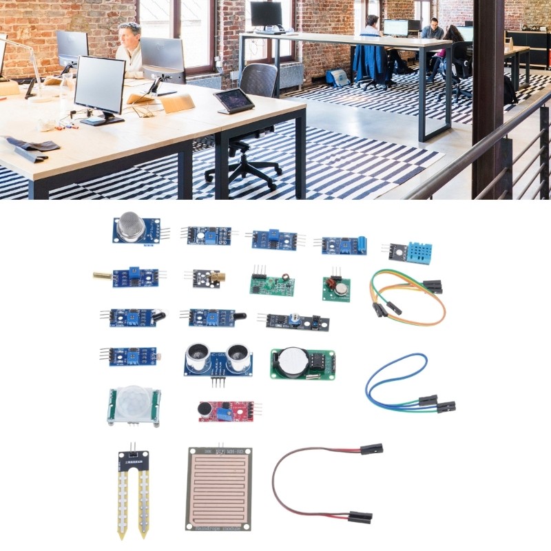 Educational Sensoring Starter Set for Prototyping Robotics Automation Detection