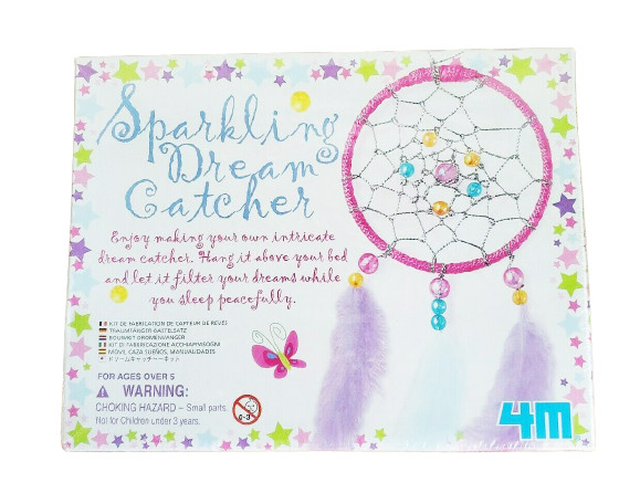 4M Sparkling Dream Catcher Kit Create Your Own Dream Catcher kids craft kit NIB