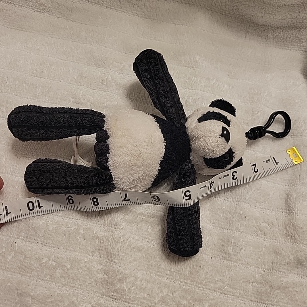 Scentsy Buddy Clip Shu Shu Panda Black White Star Smells Pretty 8″