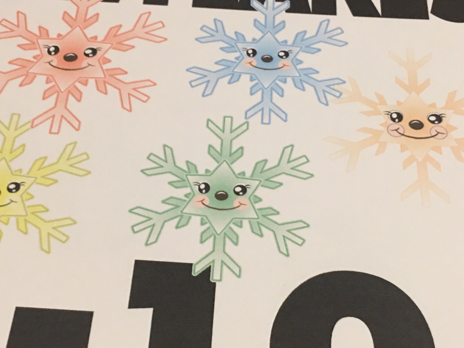 Counting Snowflakes – Learning Mats – Laminated Bundle – Pre school K5