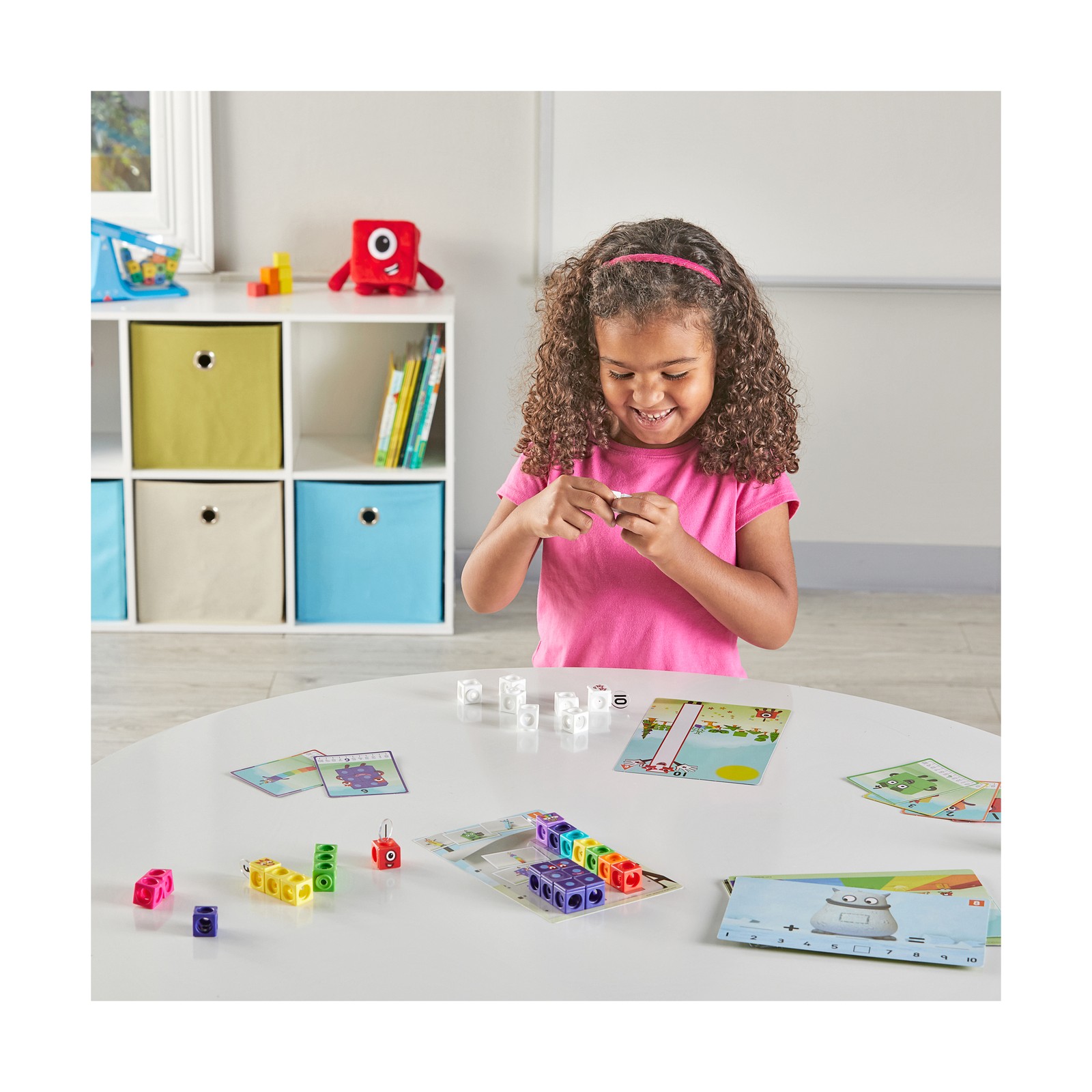 New – hand2mind MathLink Cubes Numberblocks 1-10 Activity Set – Ages 3+