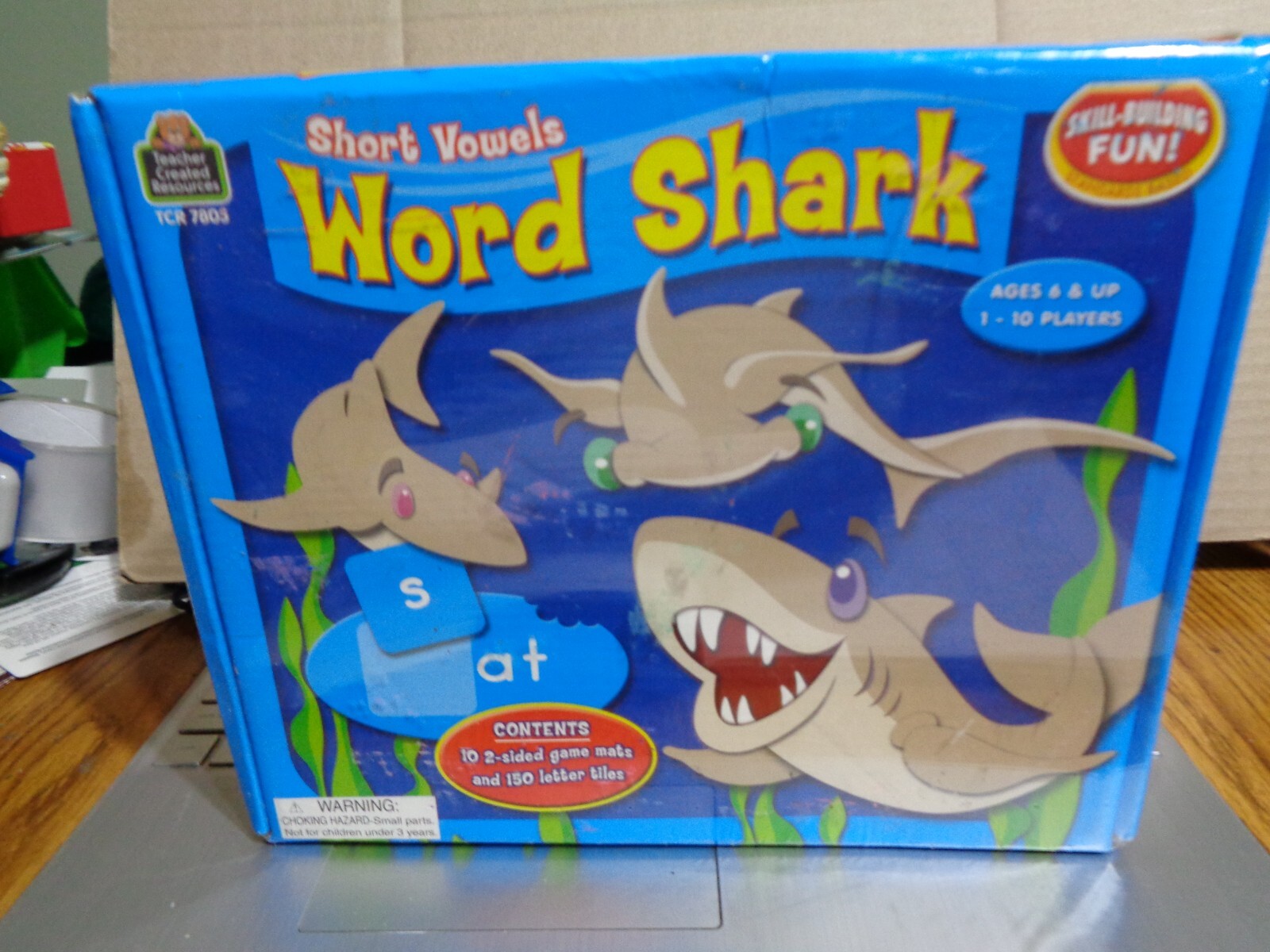 Teacher Created Resources Word Shark Short Vowels Game TCR7805
