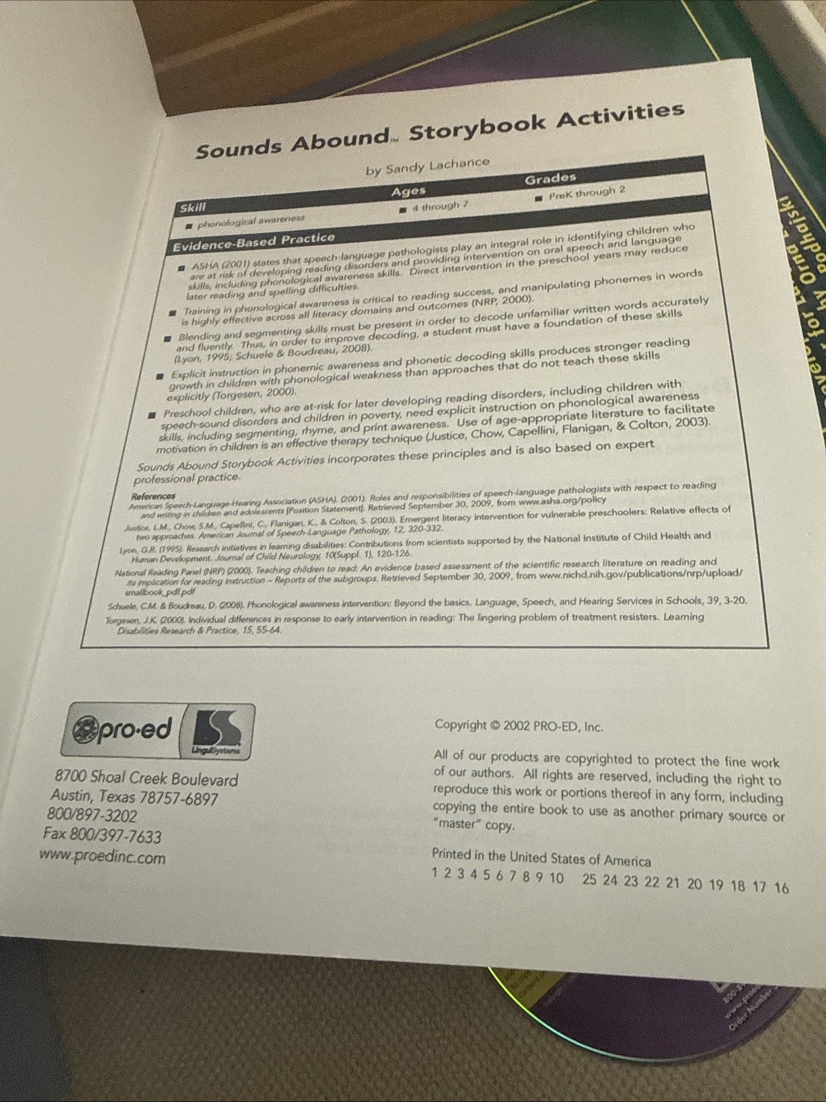 LinguiSystems The Sounds Abound Program Teaching Phonological Awareness In Class