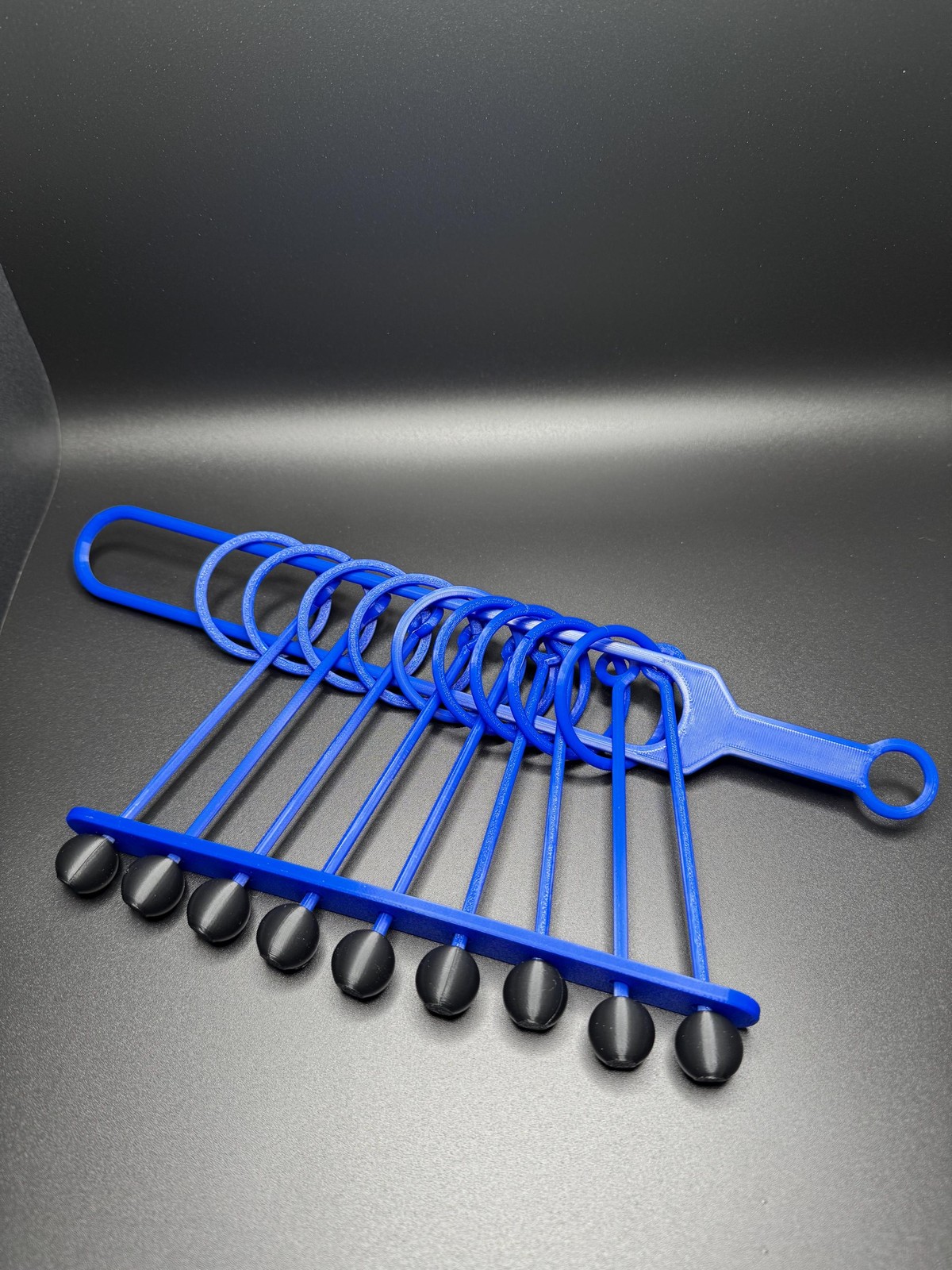 Chinese Rings Puzzle – Baguenaudier 3D Printed High Quality Brain Teaser