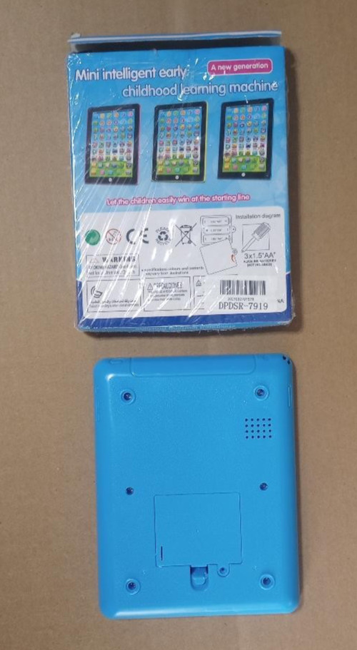 NEW Mini Intelligent Early Childhood Learning Computer Machine Blue Free US Ship