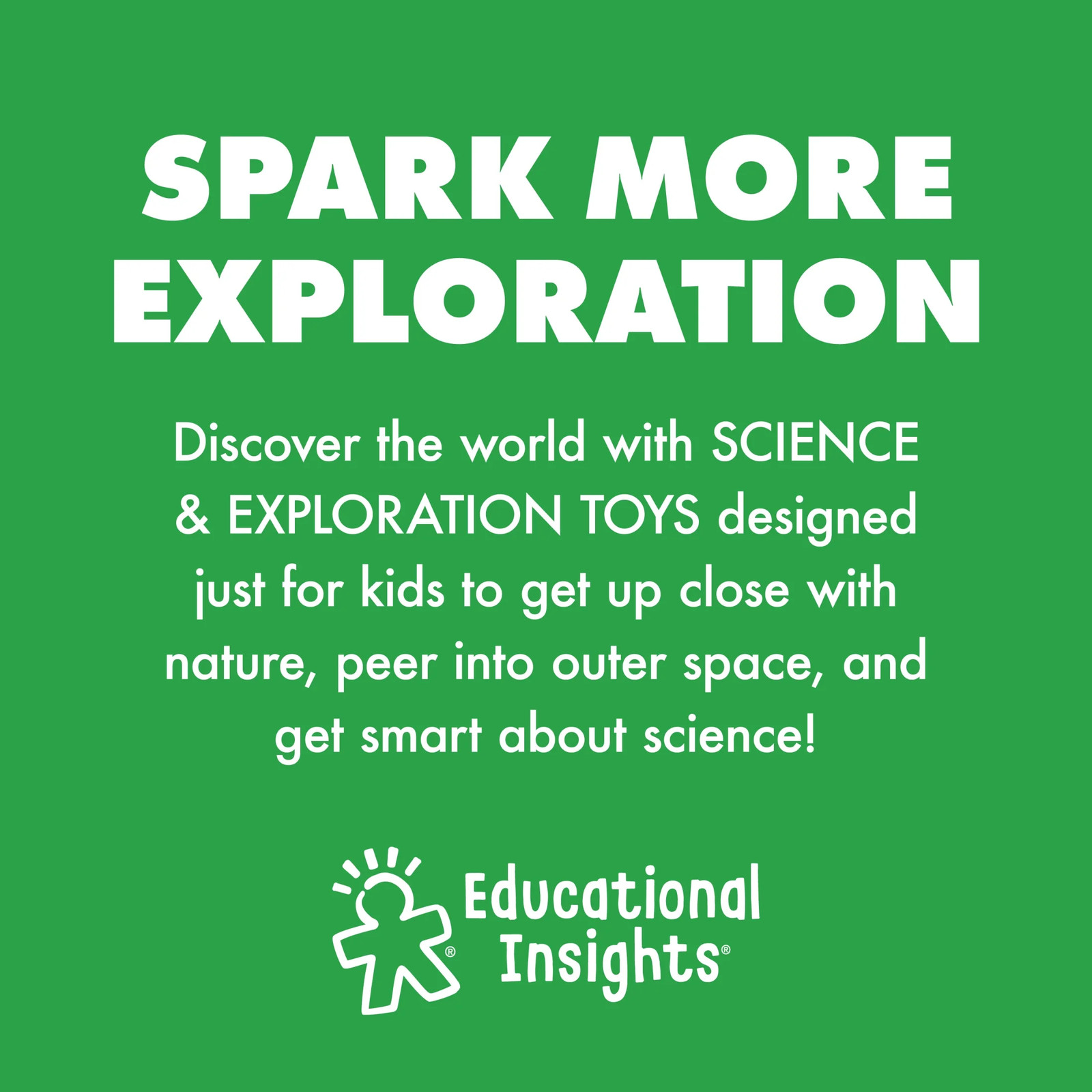Educational Insights Geosafari Kidnoculars, Scince Toys, Binoculars for Ages 3 a