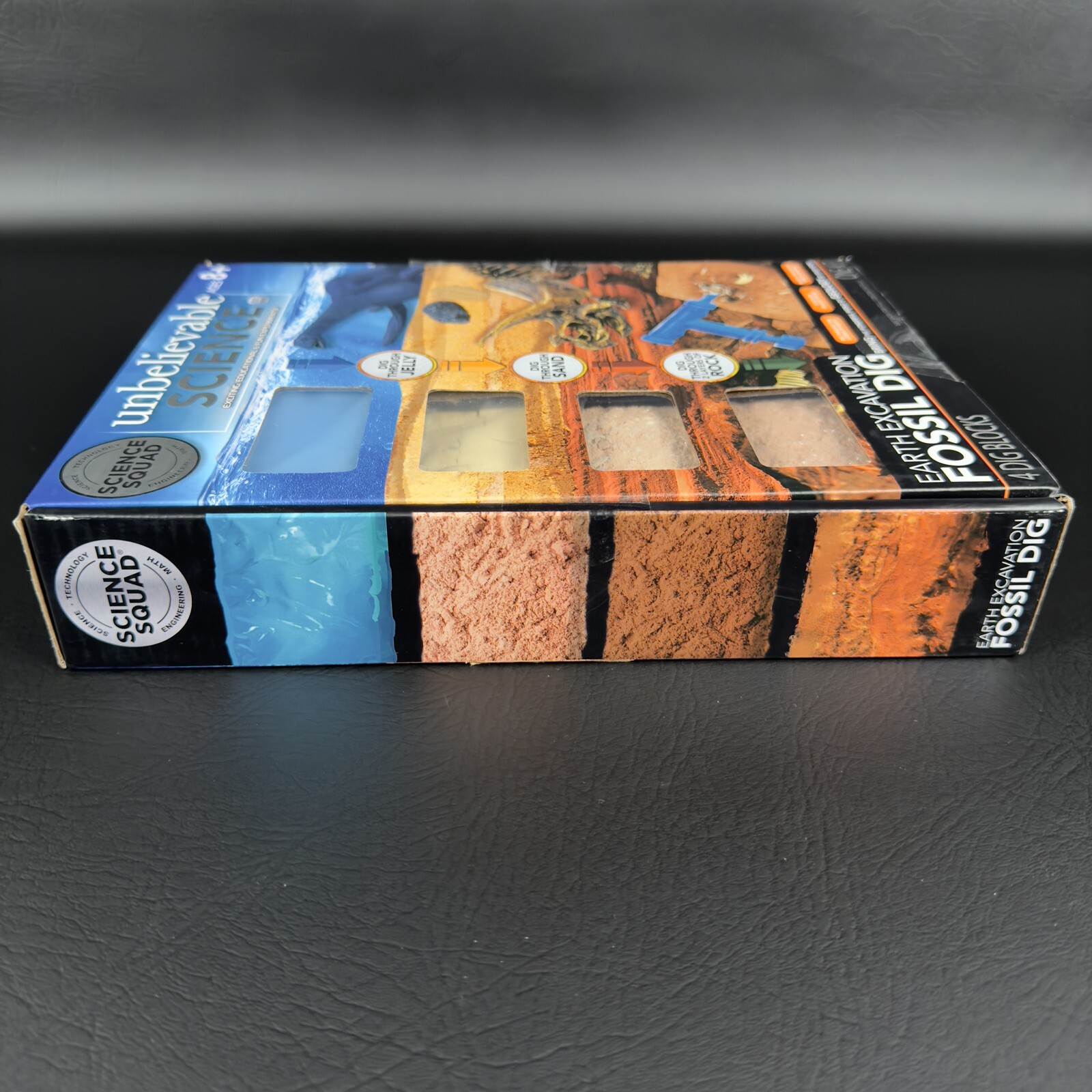 Unbelievable Science : Earth Excavation Fossil Dig Kit 4 Dig Blocks, 1 Dig Tool
