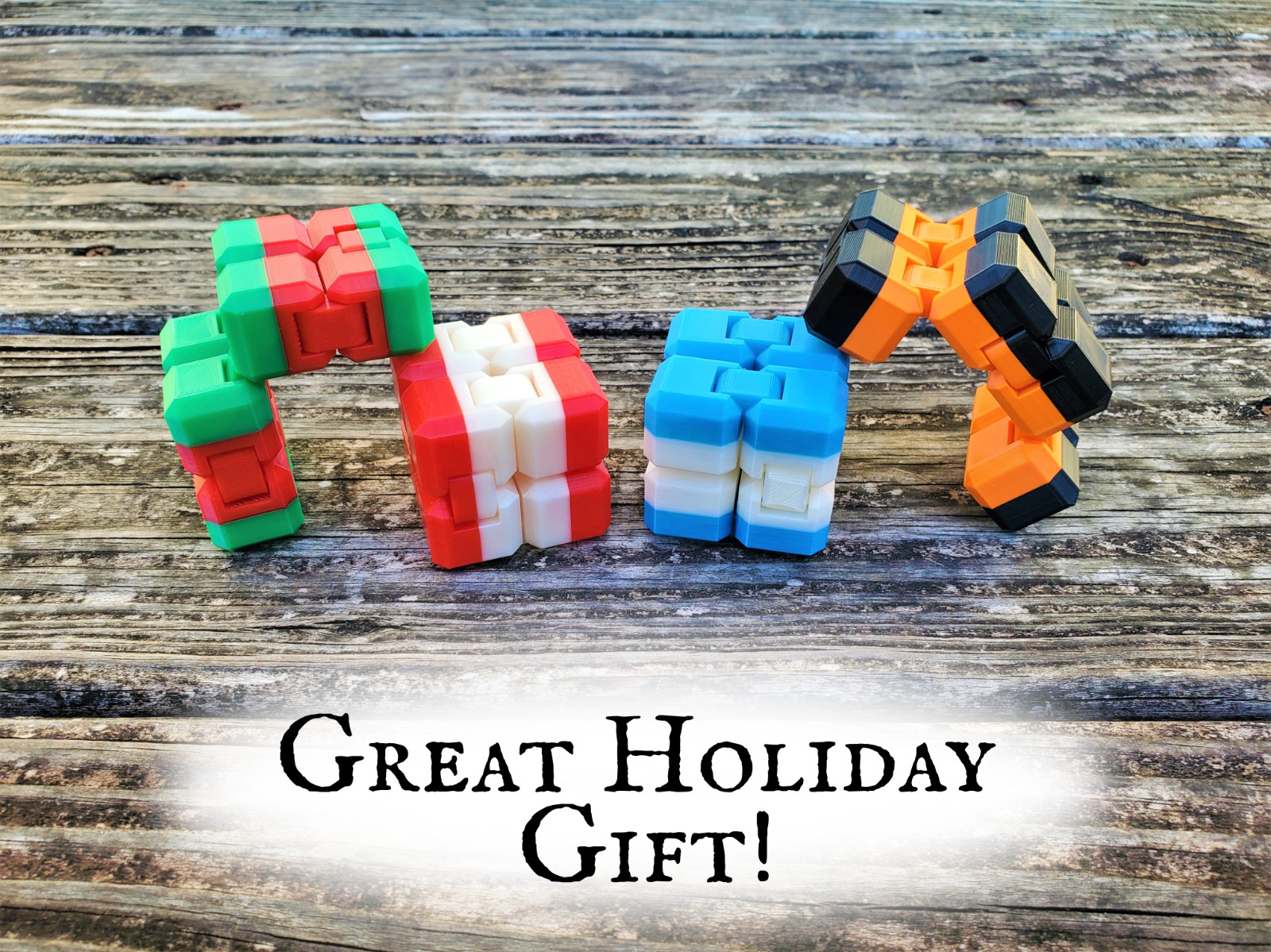 Infinity Cube Sensory Fidget Toy 3D Print – Choose Your Own Custom Color Combo!