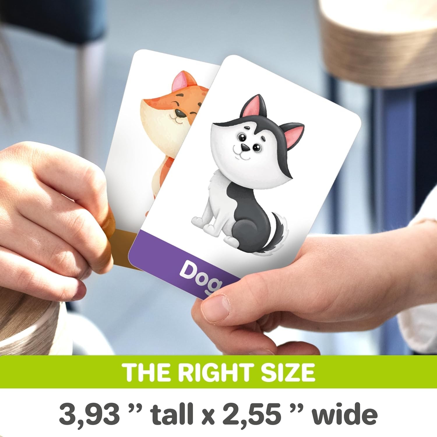 Learning Flash Cards for Toddlers 2-4 Years Old – 60 Flashcards Toy for Kids Age