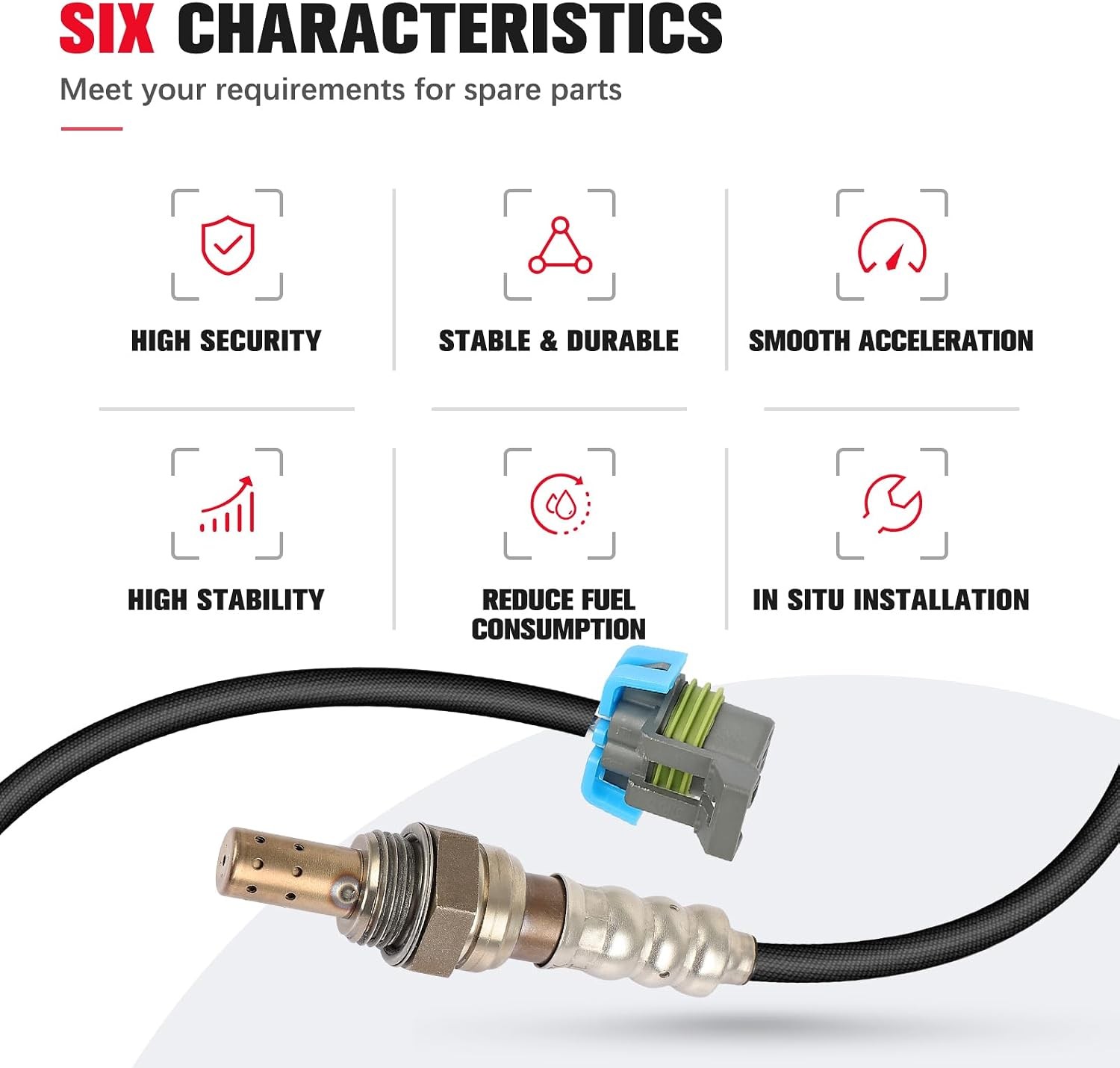 Oxygen Sensor Downstream Fit for Multiple Models Replacement