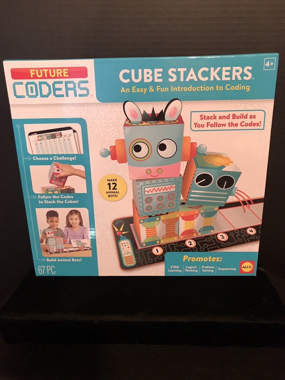 ALEX 890110FC FUTURE CODERS CUBE STACKERS-STEM LEARNING-NEW-AGES 4 & UP