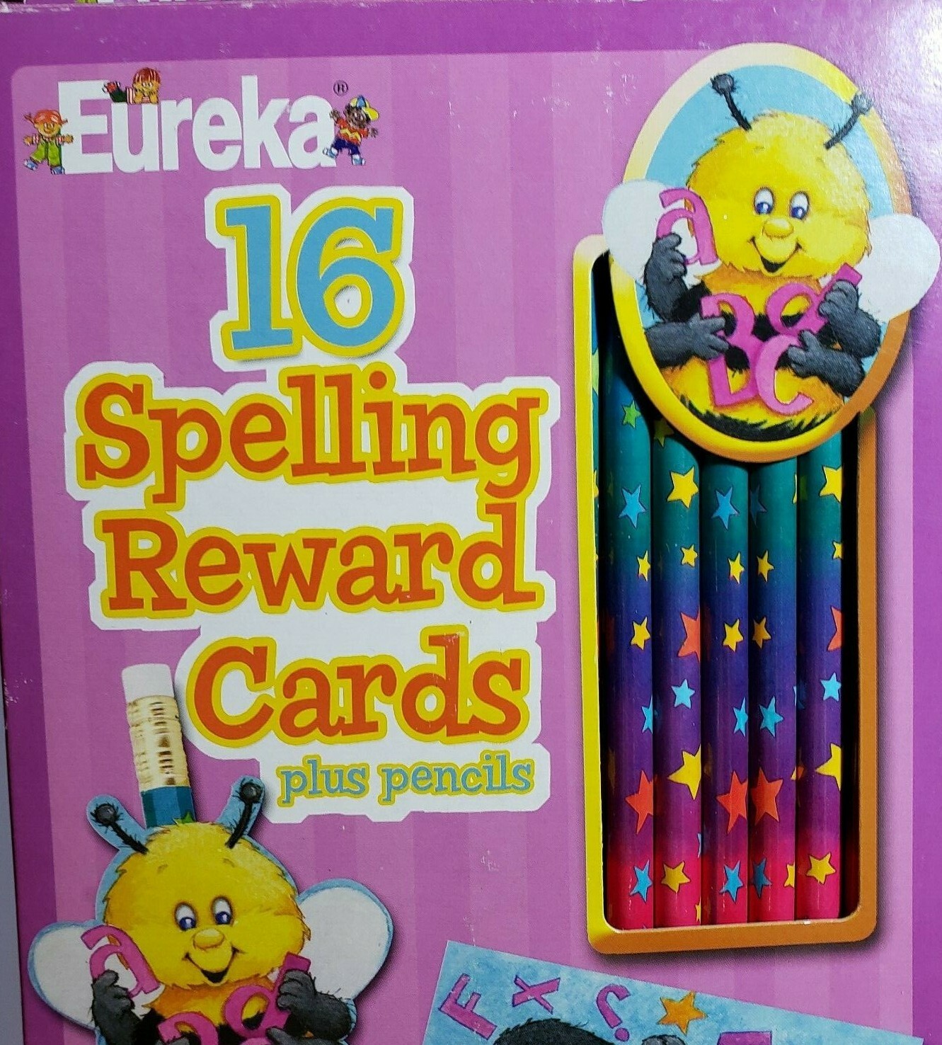 Pencils Spelling Reward Cards Teachers Eureka Super Speller Award 128 count