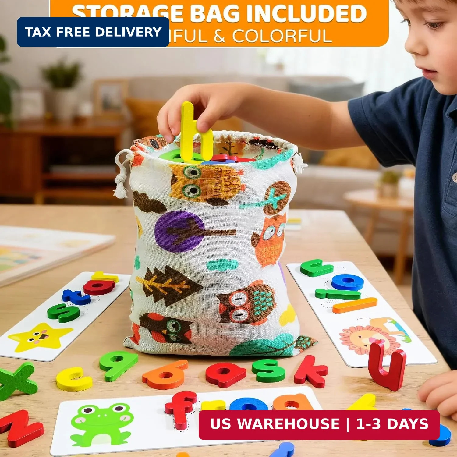 BEESTECH Alphabet ABC Learning Educational Toys for 3 4 5 Years Old Boys Girls,