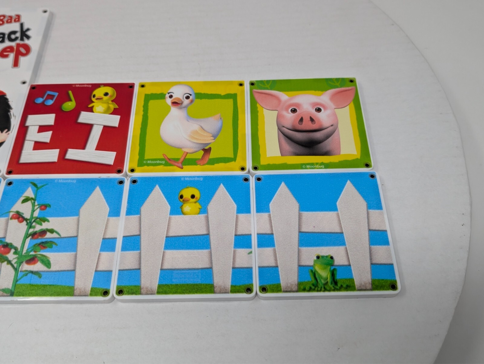 8x CoComelon Farmyard Songs Magna Tiles Lot (Incomplete – All Pieces Shown)