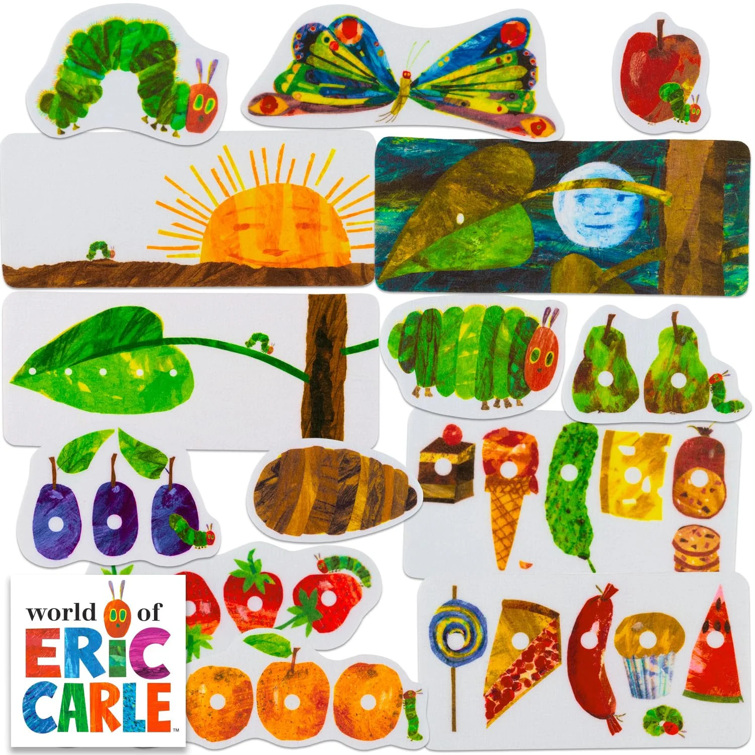 Little Folk Visuals The Very Hungry Caterpillar Precut Felt Pieces for Toddlers,