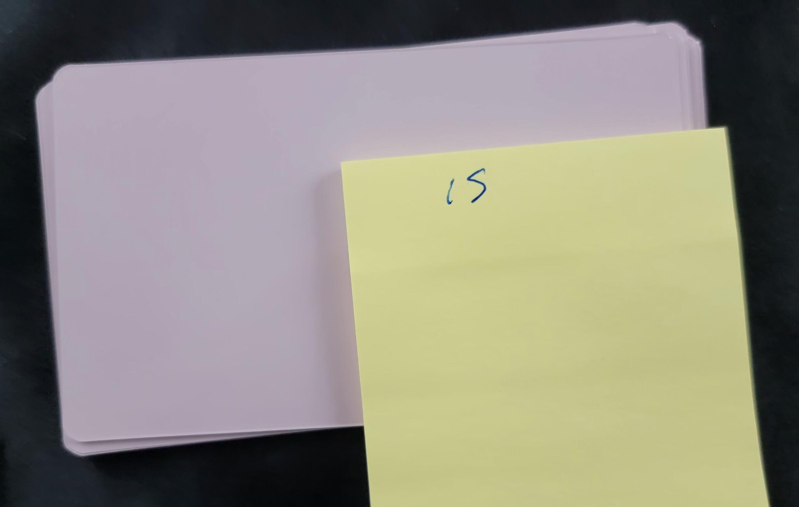3×5″ Dry Erase Index Card Flash Cards Erasable Gray Green Blue – See Qty