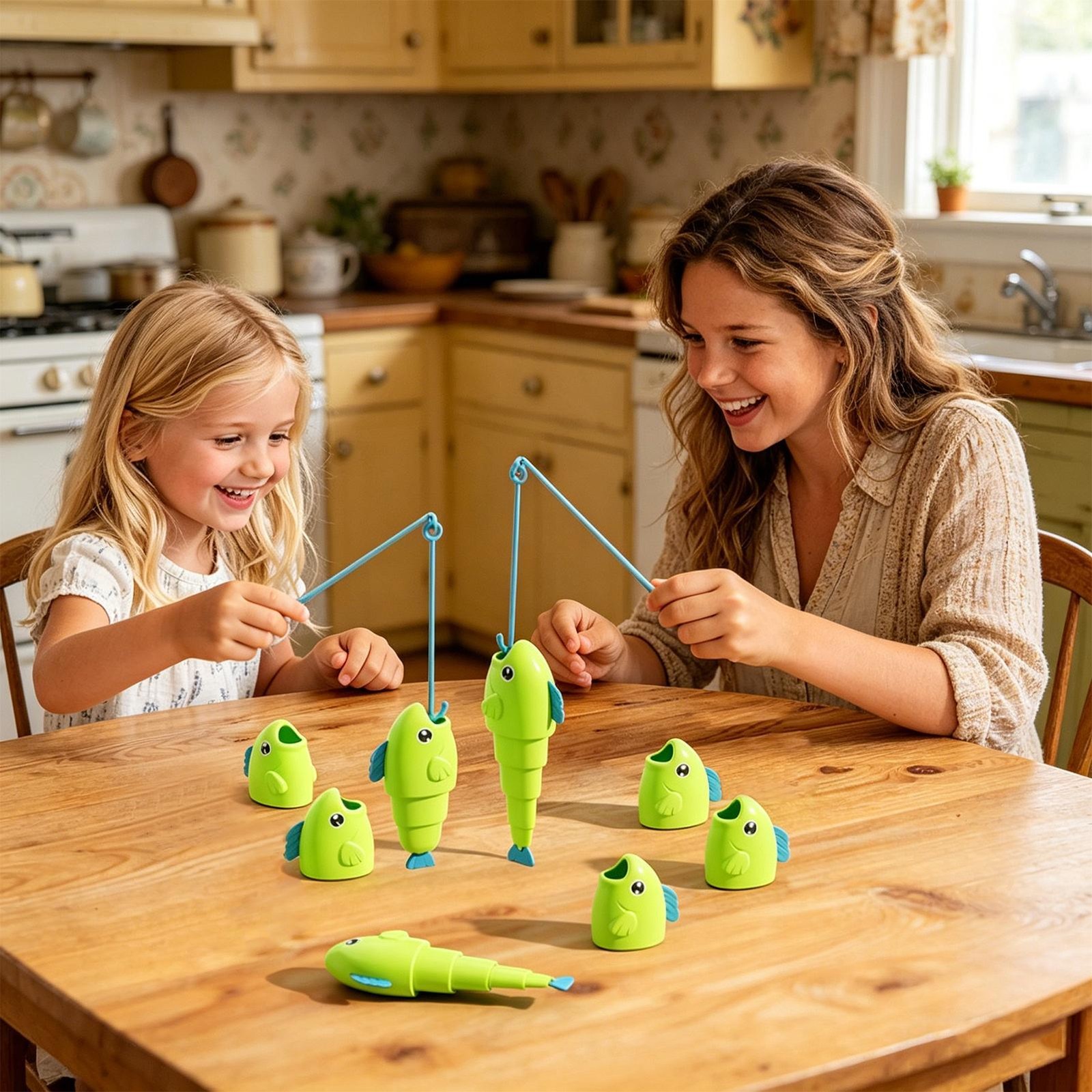 Telescopic Fishing Game For Kids Who Can Catch Longest Fish Game