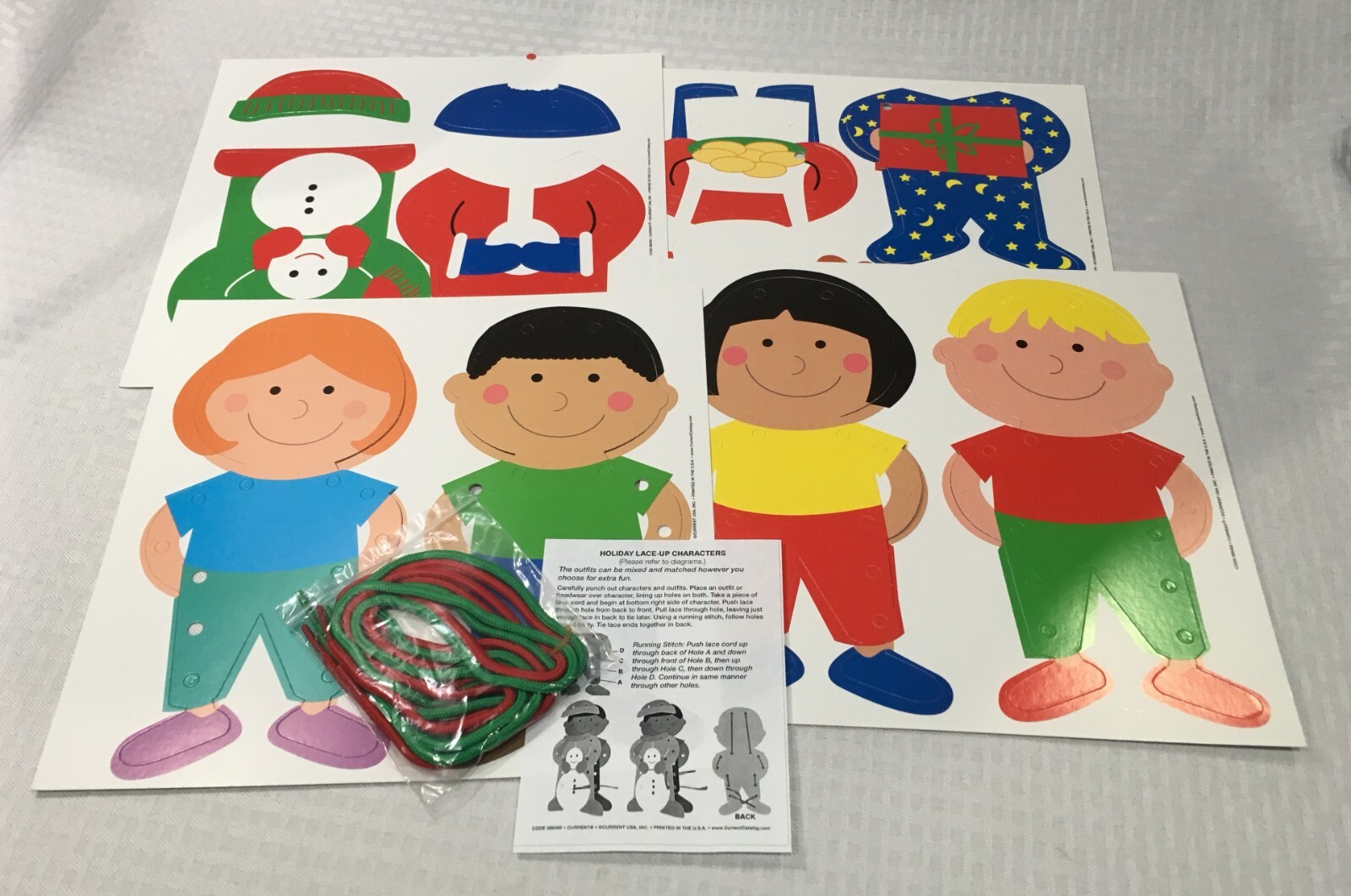 CURRENT INC. LACING / LACE UP CARDS / HOLIDAY / CHRISTMAS / NEW