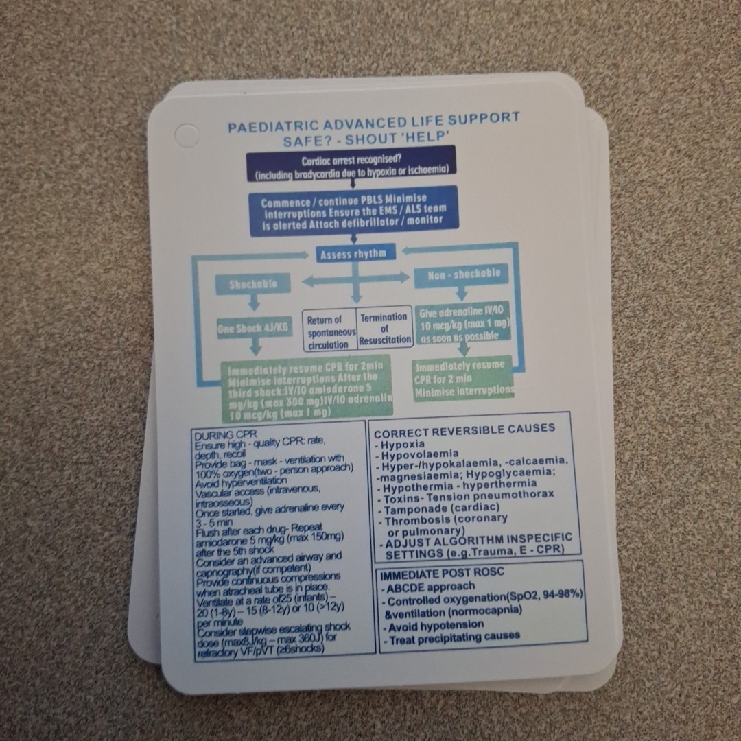 Clinical Nursing Reference Cards Med Student Flashcards EKG Ecliptical Syndrome