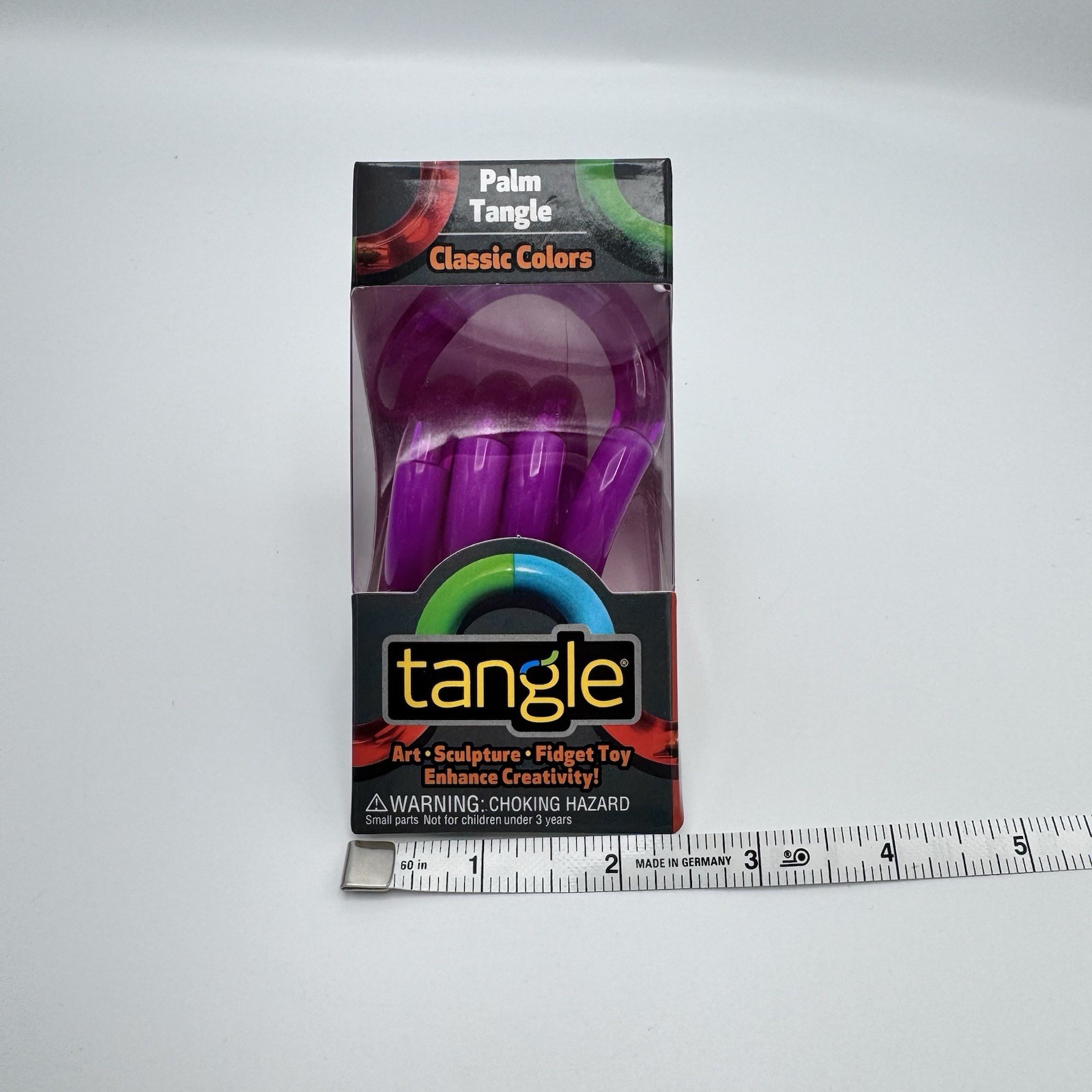 Genuine Large Classic Purple Palm Tangle Fidget Toy Autism Sensory ADHD NIB