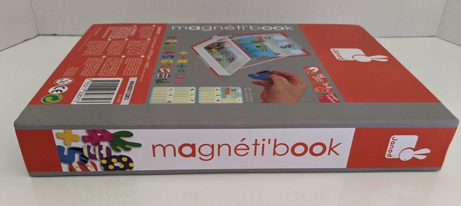 Janod Magnetibook 1.2.3. Magnet Numbers Multiplication Number Recognition