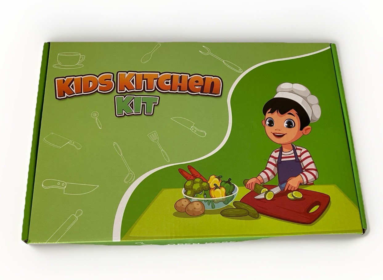 Momo’s Den Montessori Kitchen Tools For Toddlers 24 Pieces Kids Kitchen Set