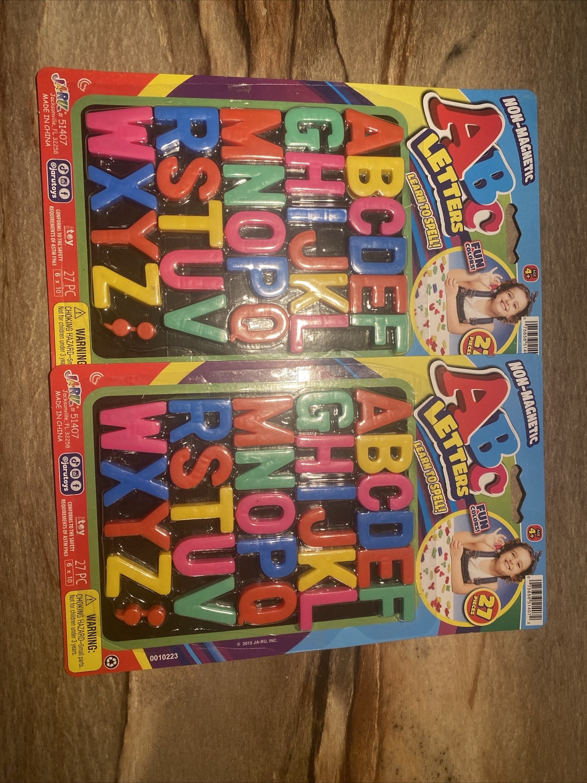 NIB Numbers And letters Non Magnetic Learning Fun 53 Pieces Total Fun Colors