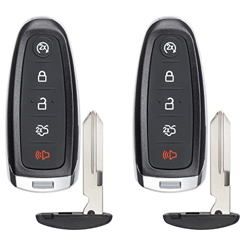NPAUTO Key Fob Fits for 2011-2015 Ford Explorer Edge, 2015-2019 Focus, Taurus,