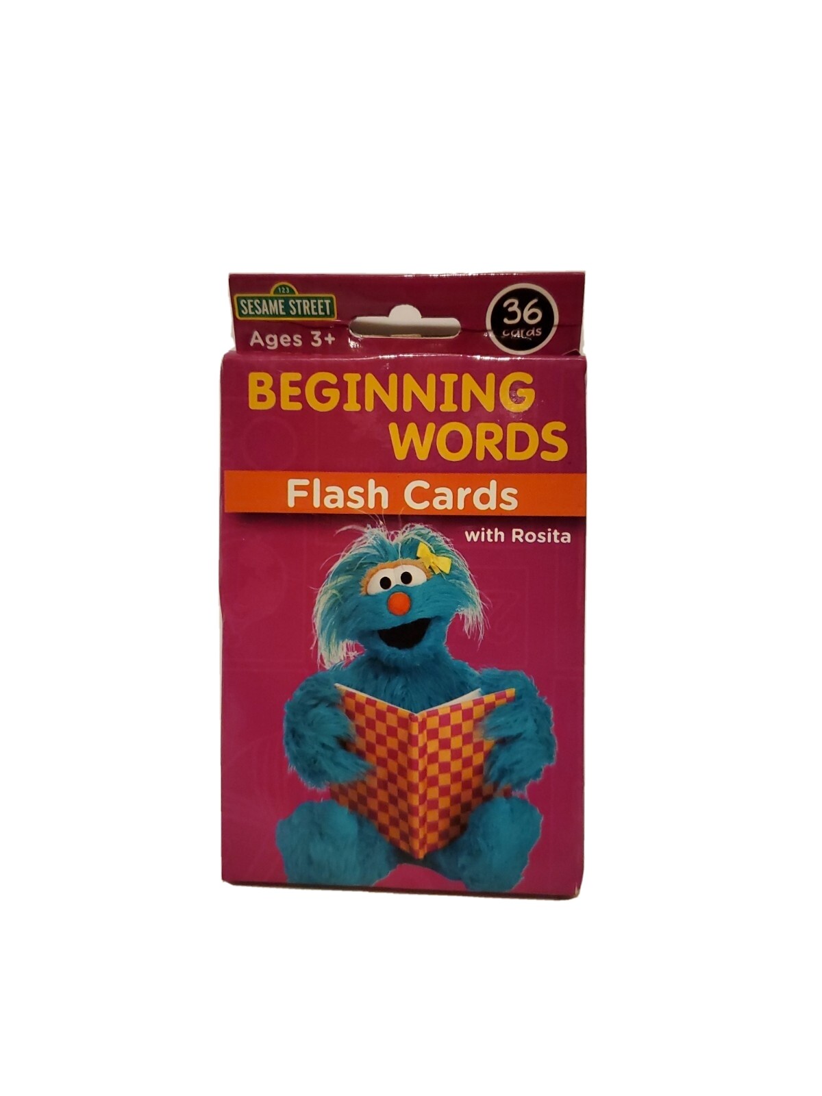 Sesame Street Rosita Beginning Words Flashcards 36 Count