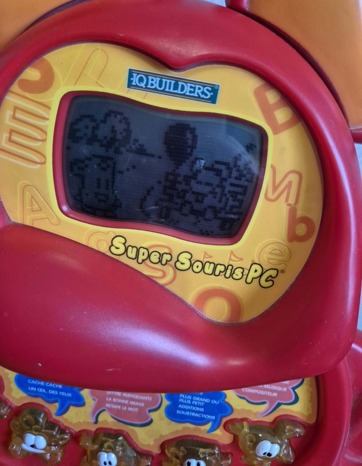 super mouse pc iq builders educational toy vintage