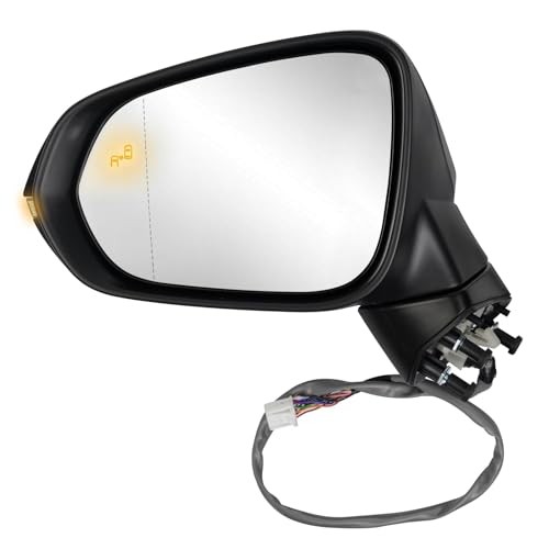 Driver Side Mirror for Lexus RX 350 450h 2016-2022 Black