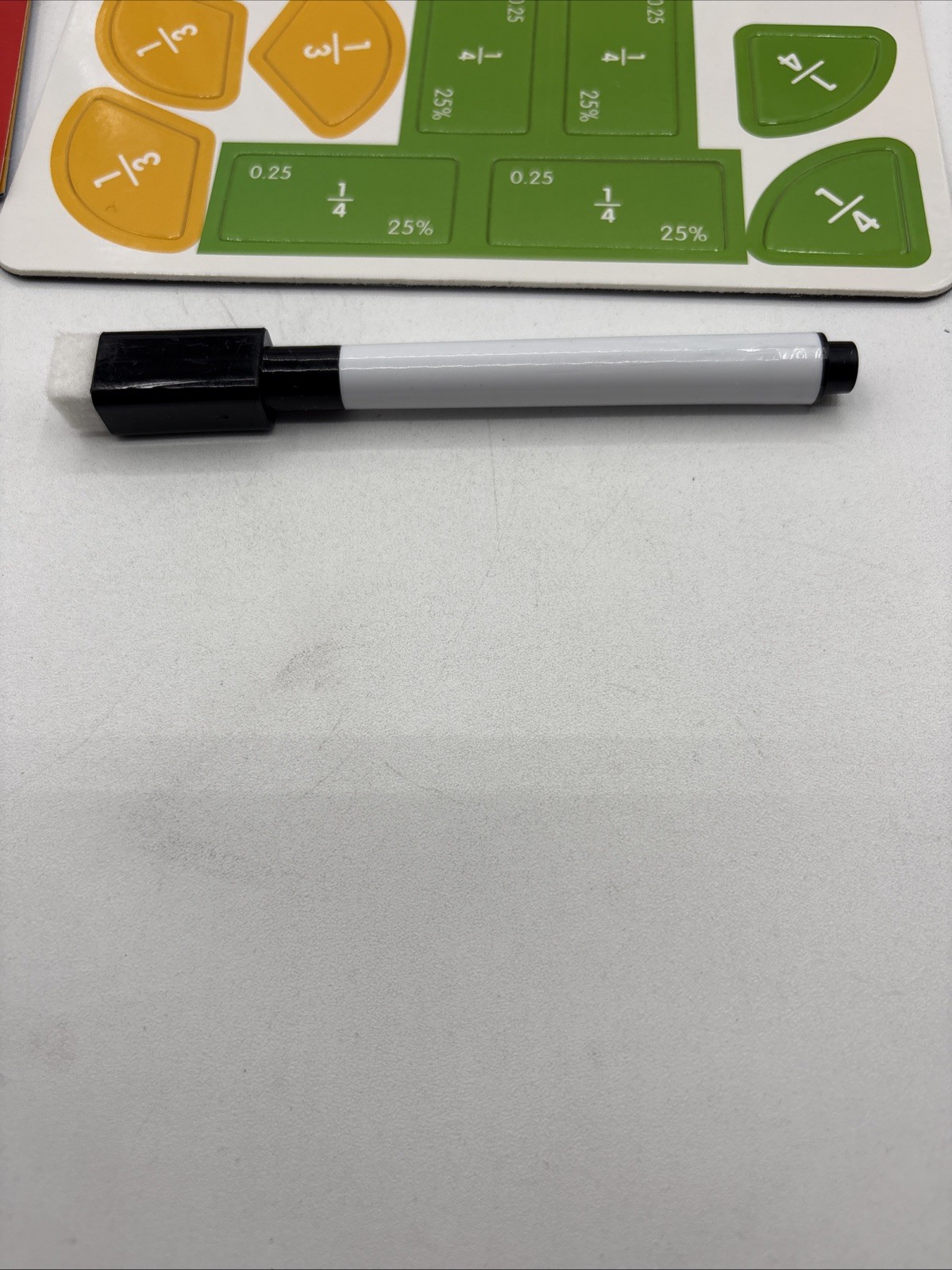 Magnetic Fraction Educational Puzzle Book Montessori Math Manipulatives for Kids