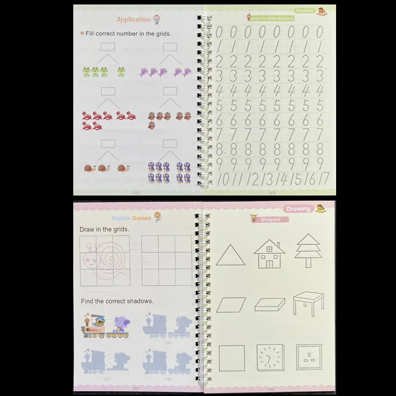 Sank Magic Practice Copybook Pen Preschools Kids Calligraphy English Verison Fre