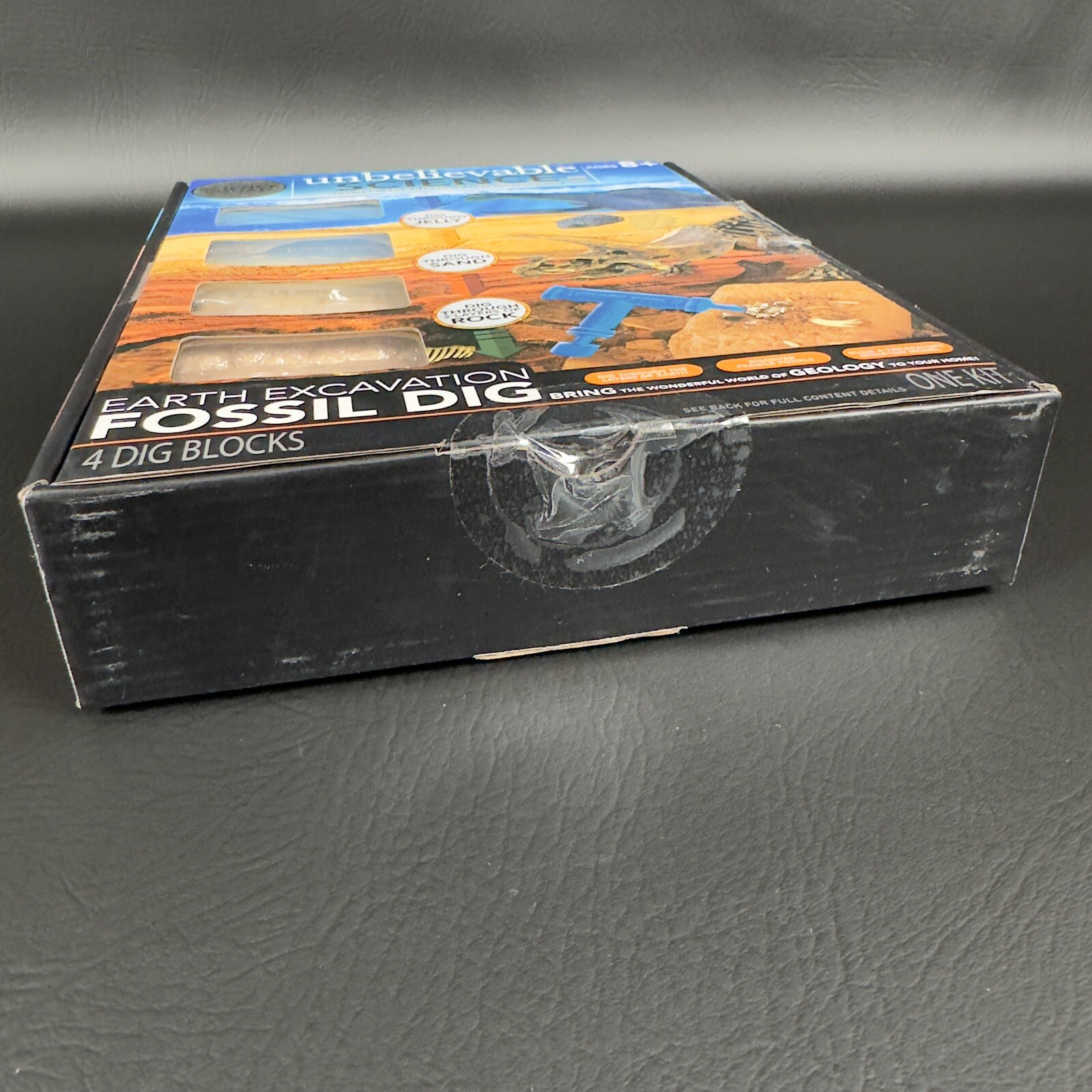 Unbelievable Science : Earth Excavation Fossil Dig Kit 4 Dig Blocks, 1 Dig Tool