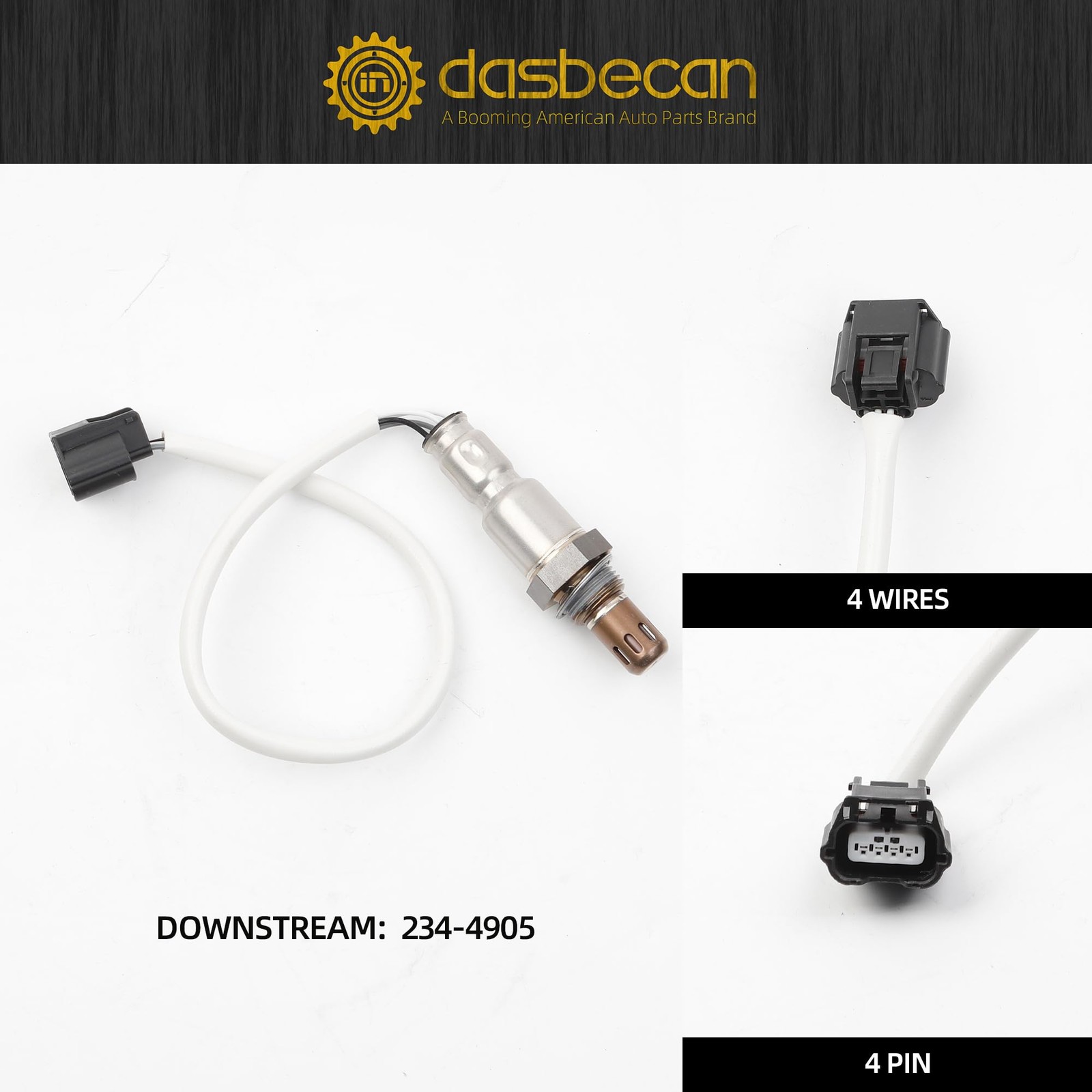 Dasbecan Oxygen O2 Sensor Upstream Downstream Compatible with Nissan Altima