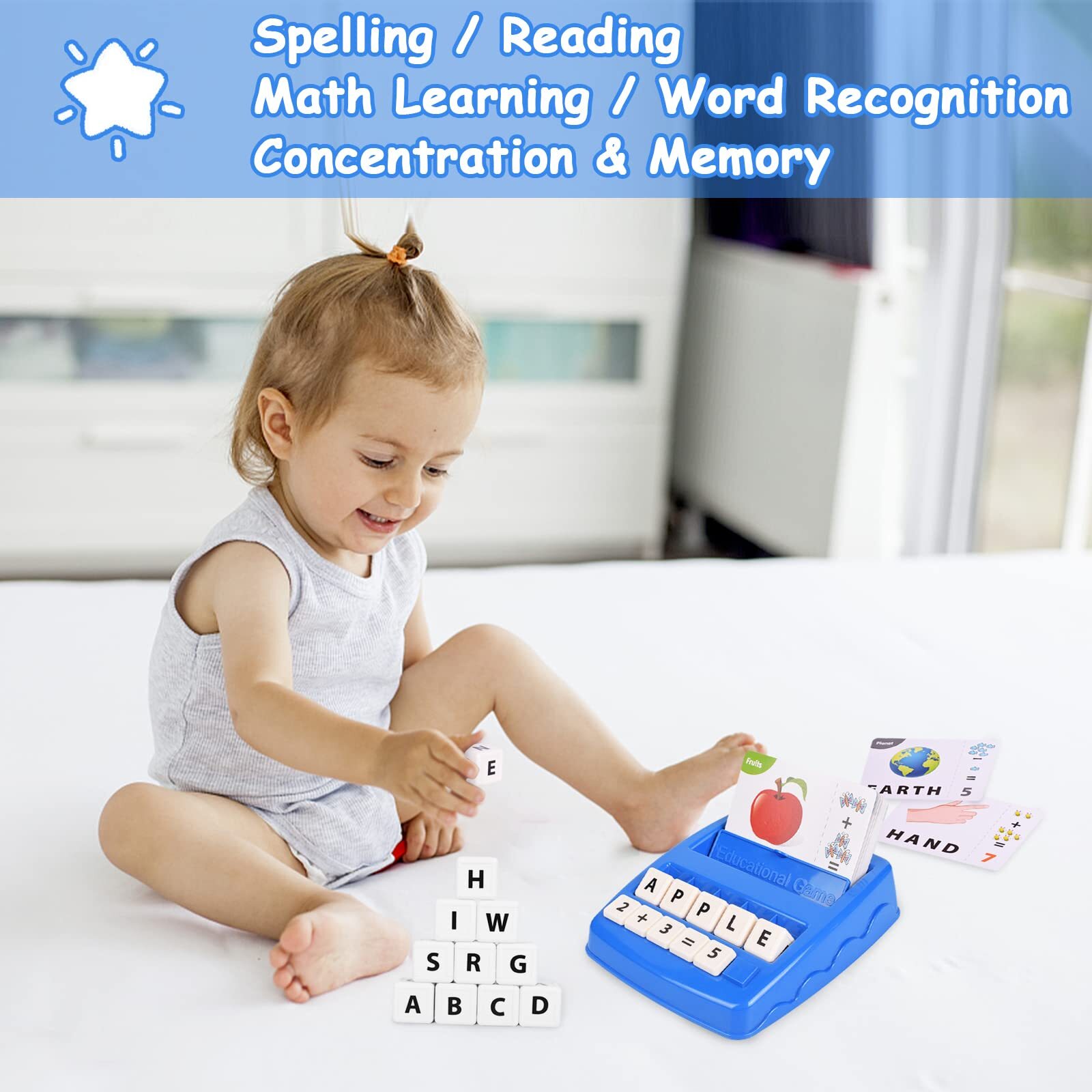 Educational Toys Matching Letter Spelling Math Game ABC Learning Party Gifts