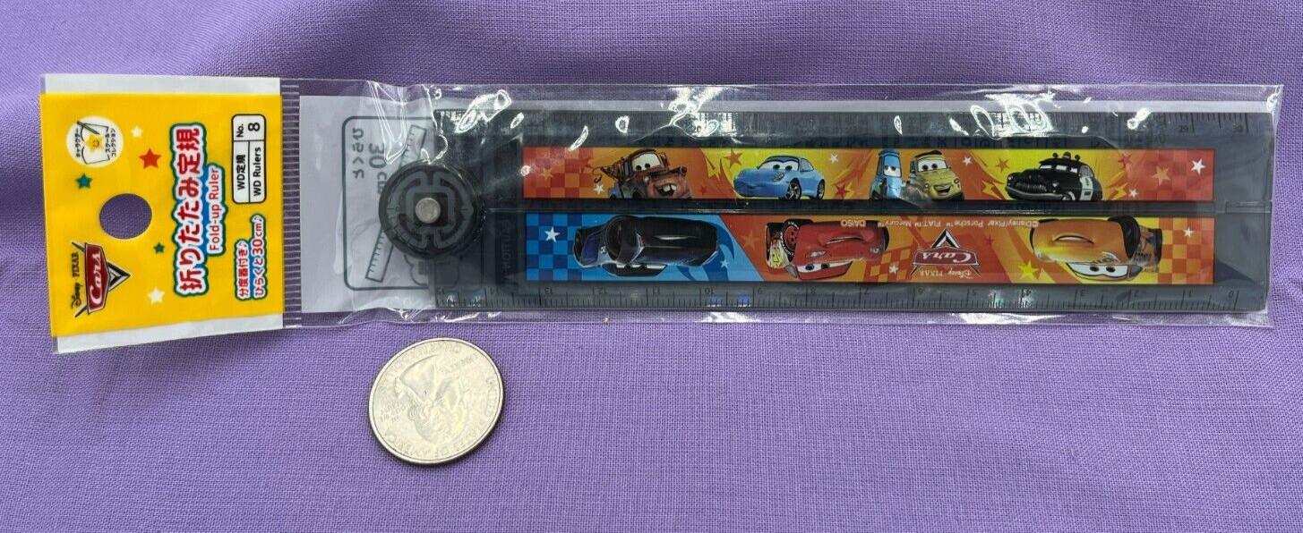 Disney Cars Fold-up Ruler – Measure with Lightning McQueen and Friends!