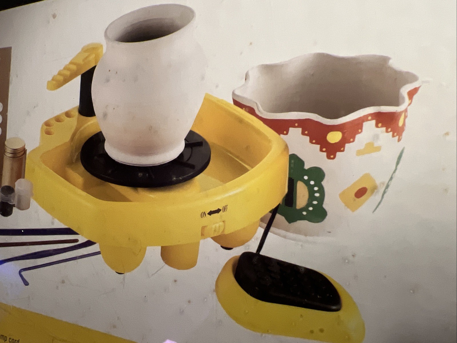 National Geographic Motorized Egyptian Pottery Wheel Art Toy Throw Clay