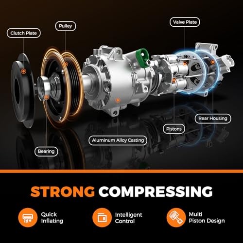 AC Compressor Compatible with Subaru Crosstrek 2016-2017 2.0L,Forester 2014-2018
