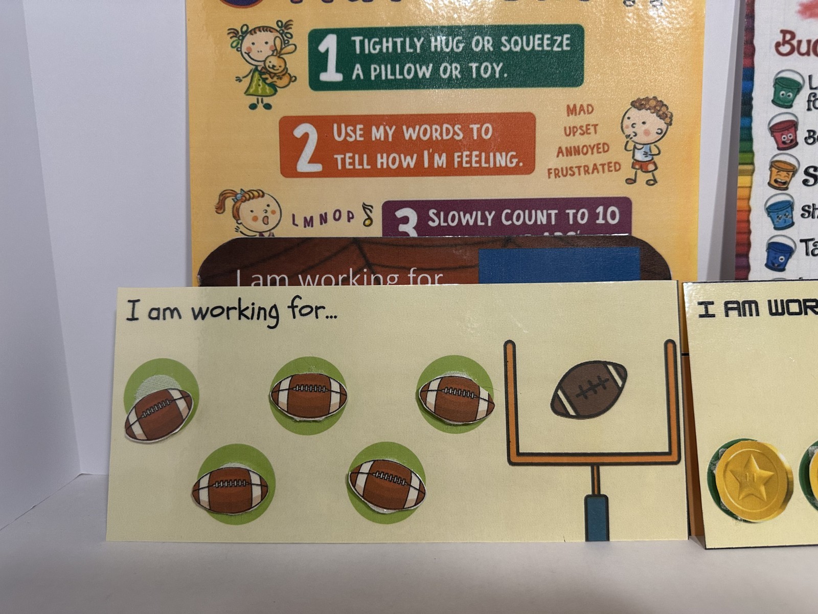 ABA Token Board Bundle for Autism – 5 Reward Token Boards + 3 Visual Supports