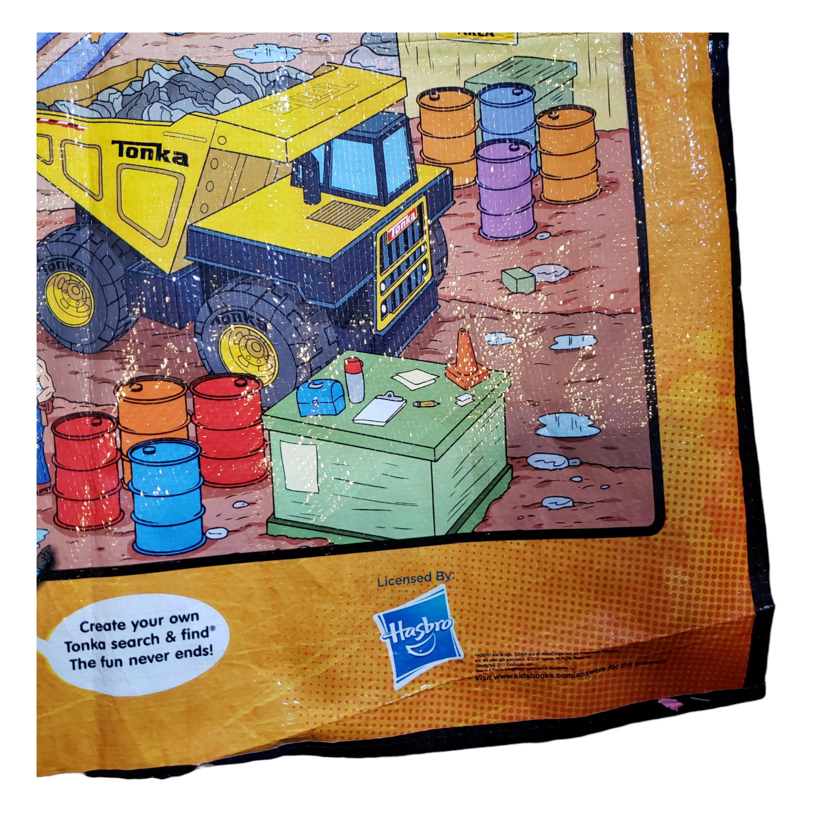 Hasbro Tonka Truck Learning and Discovery Floor Matt -Hunt to Find Construction