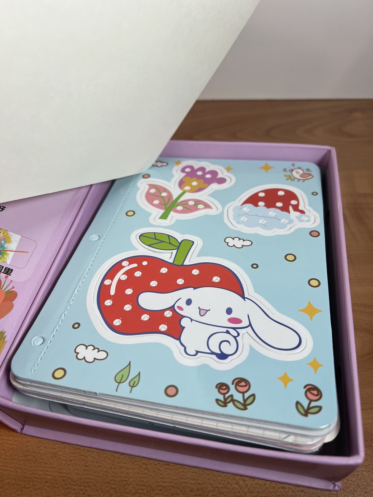 Japanes Poke Art DIY Coloring Princess Hand Painted Poke Art Kit Open Box