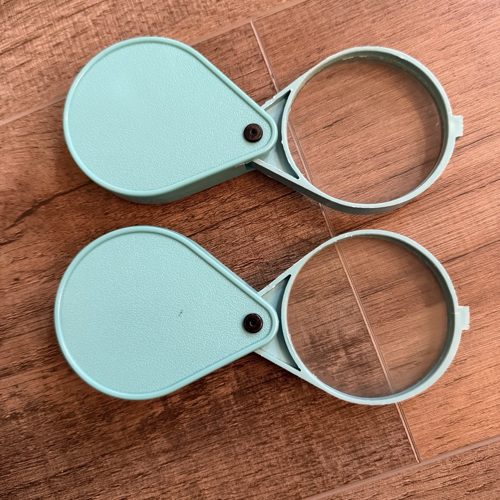 2 Magnifying Glasses Learning Toy Set Aqua Outdoor Play Bugs Summer Play Fun
