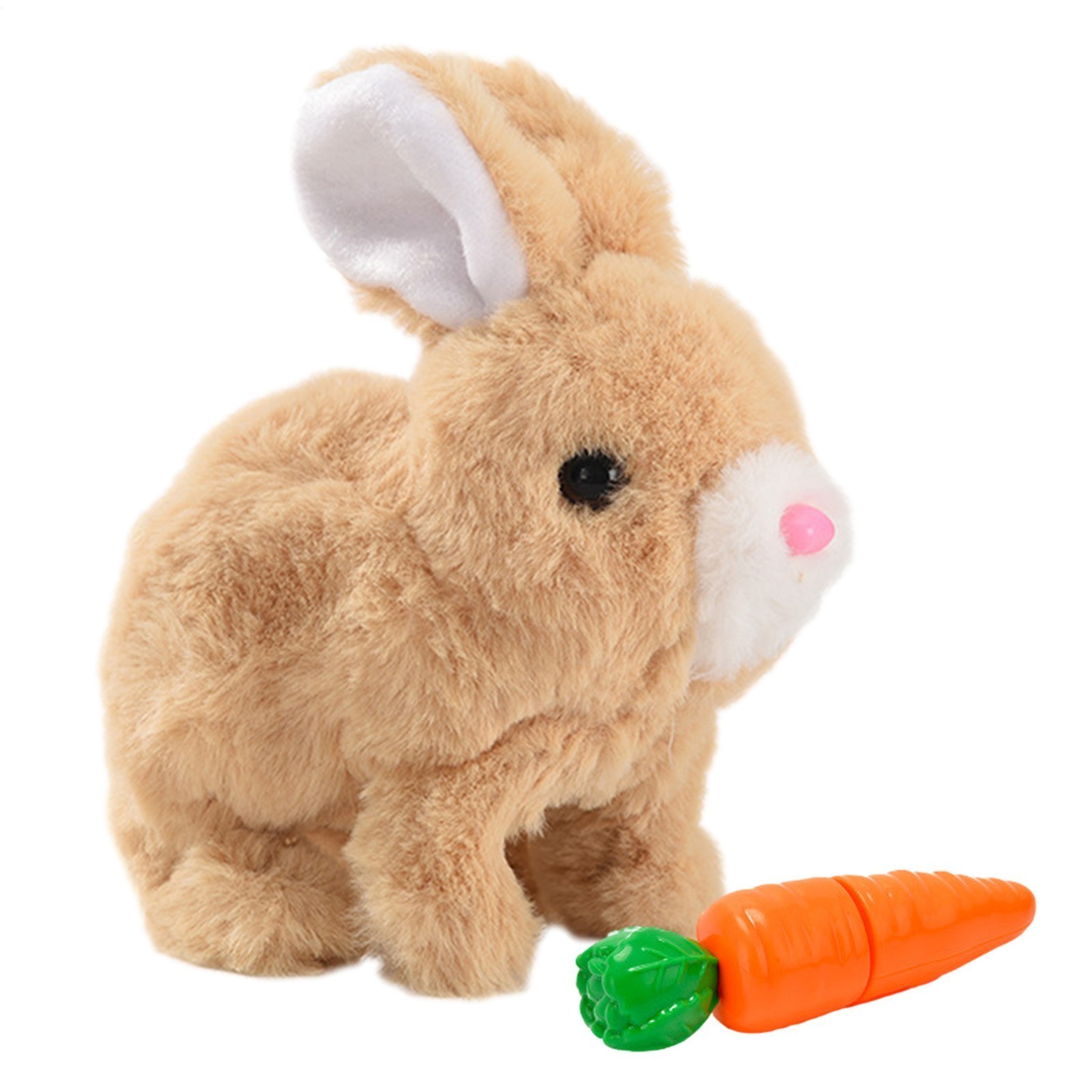 Electric Plush Rabbit Hopping Jumping Interactive Bunny Robot Toy Easter Gift