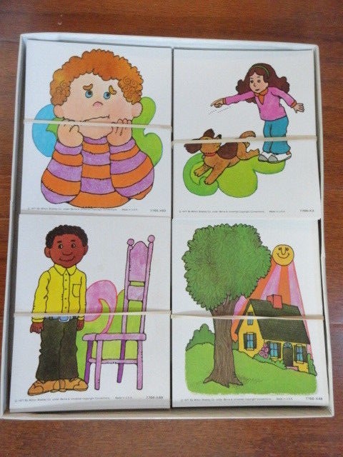Lot of 3 Vintage Milton Bradley Elementary Teaching Aids