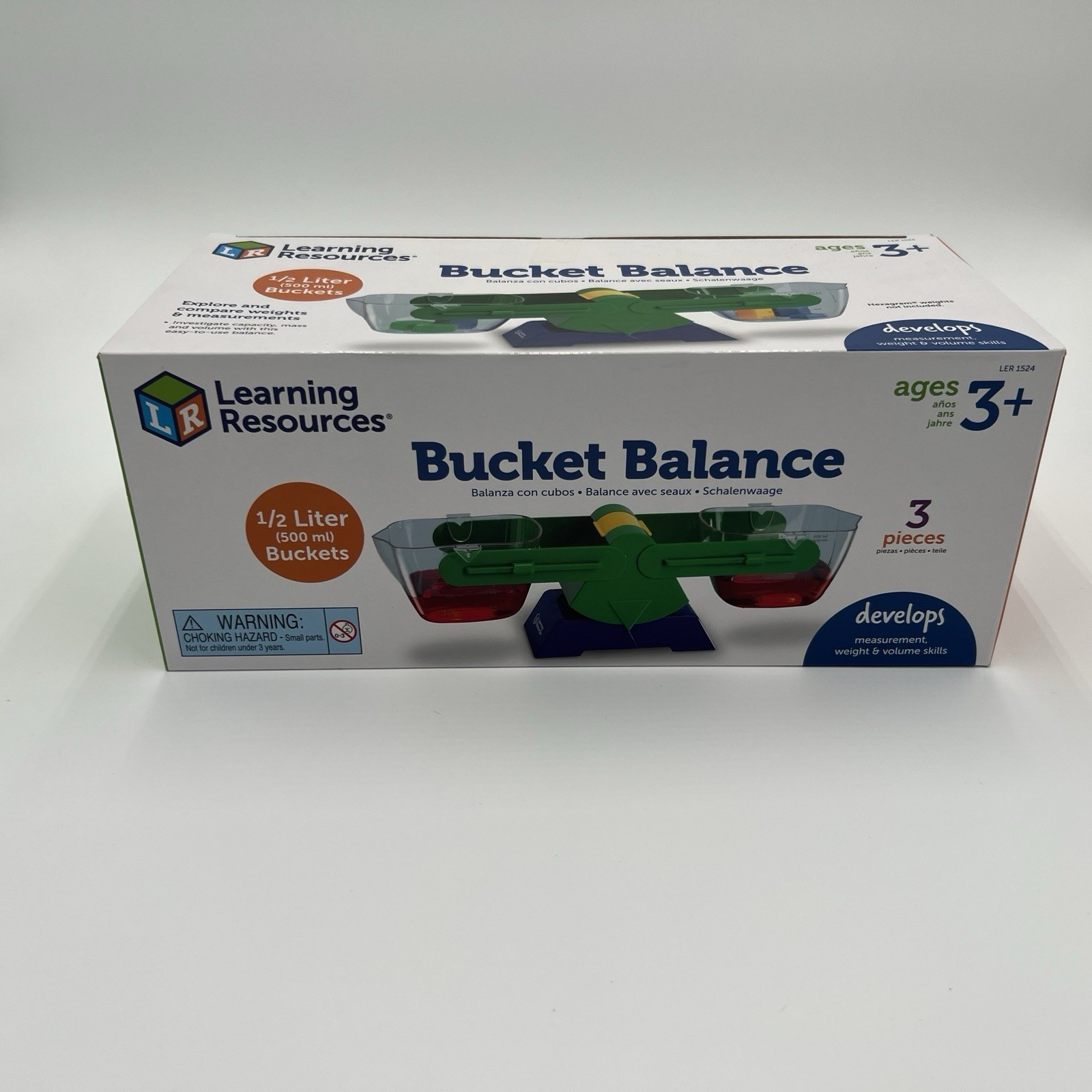 Learning Resources Bucket Balance Solids/Liquids what Weighs More? Weighing New