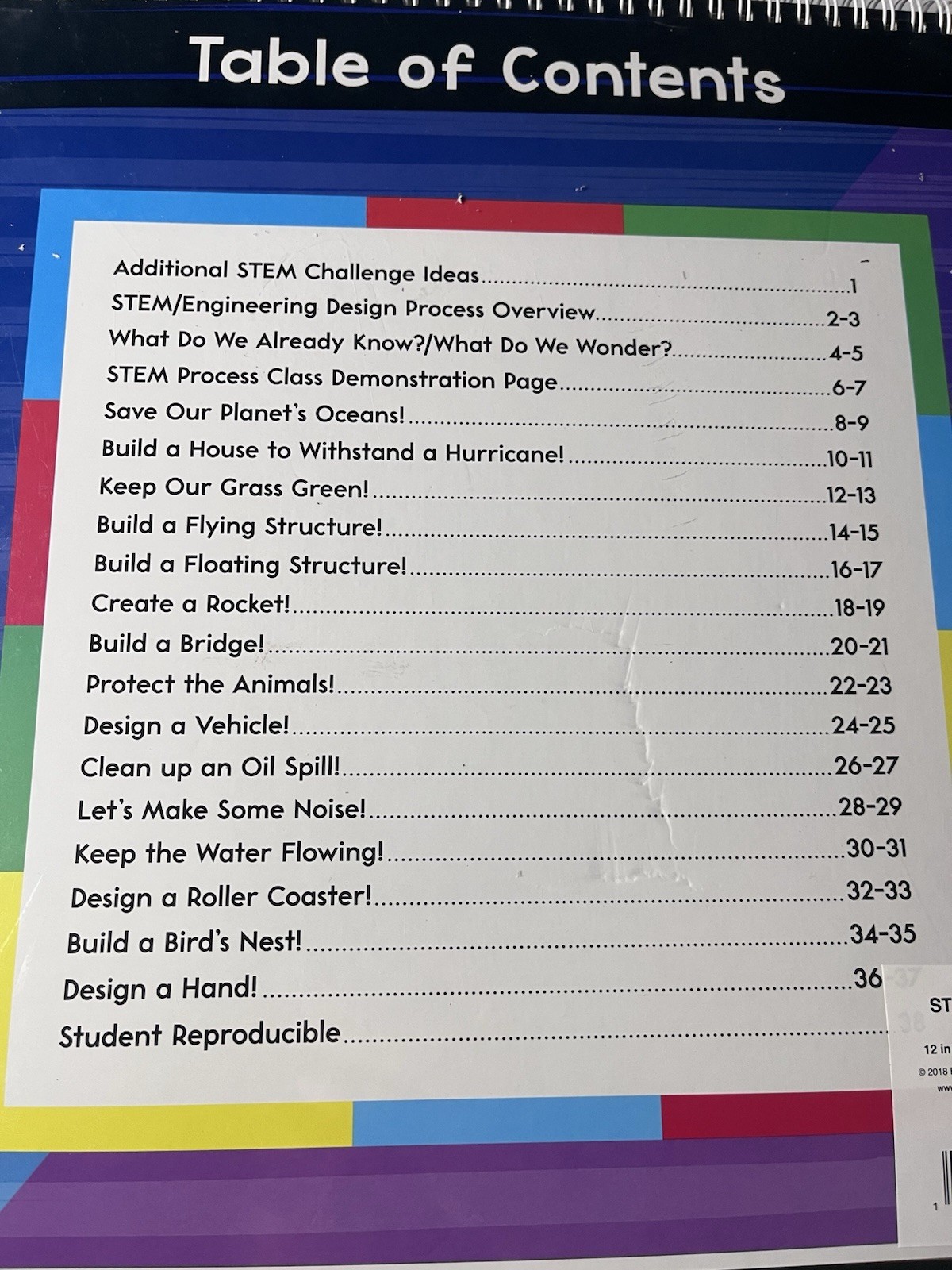 New Really Good Stuff STEM Challenge Flip Chart Classroom Teacher Lesson Guide