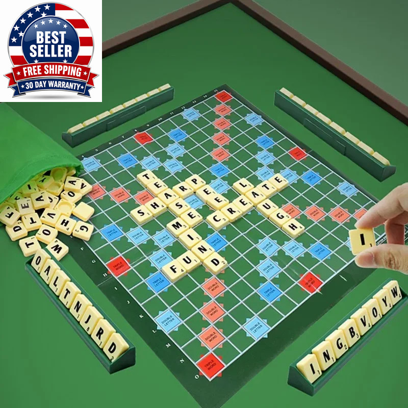 2-4 People English Spelling Solitaire Box Alphabet Chess Educational Toys Travel