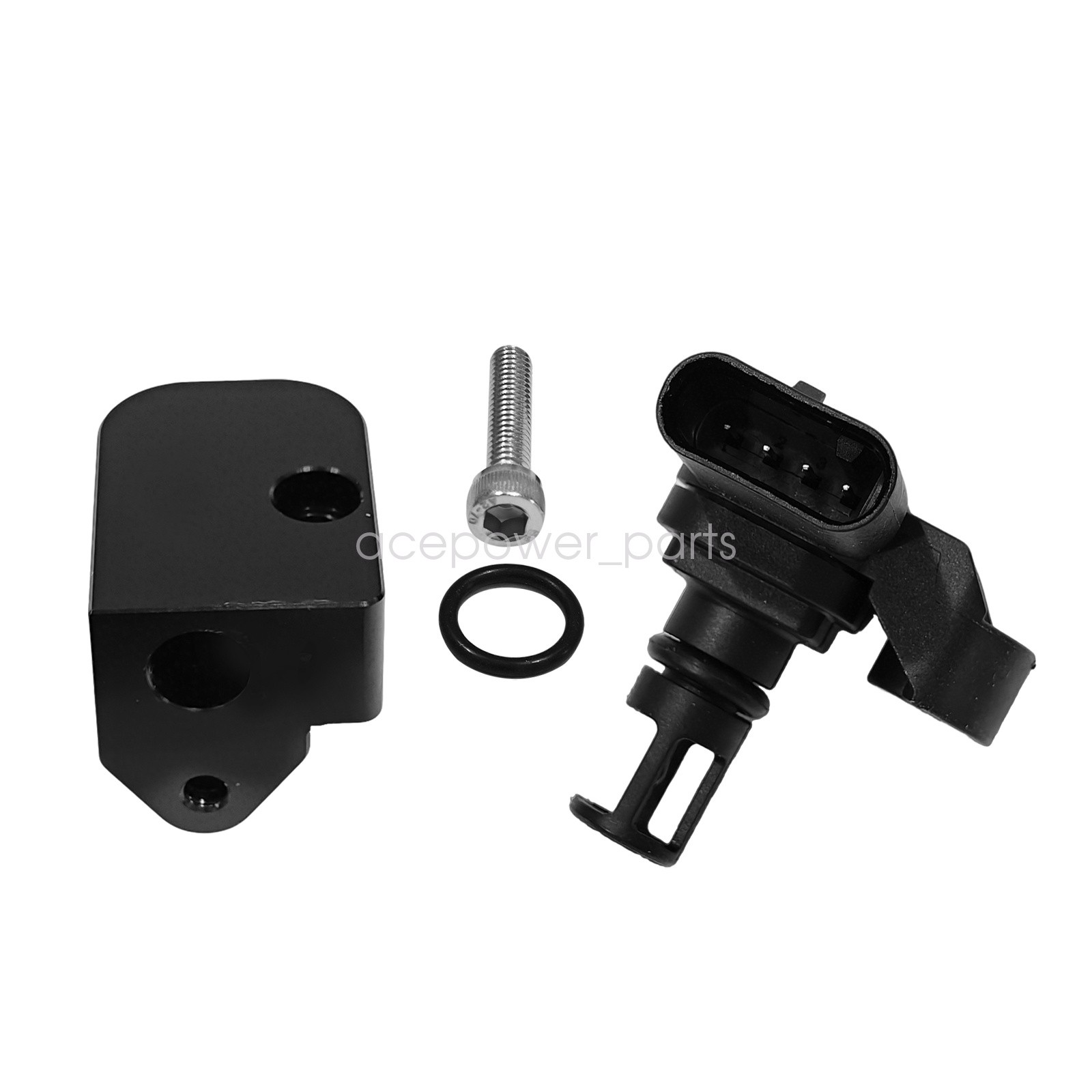 Intake Air Pressure Temperature Sensor + Black Spacer Kit Fit for Chevrolet